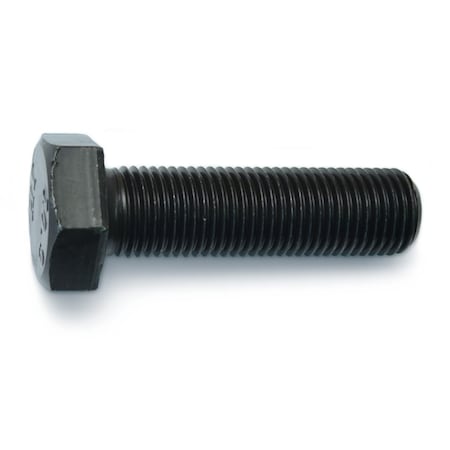 Midwest Fastener Class 10.9, M14-1.50 Hex Head Cap Screw, Plain Steel, 50 mm L, 3 PK 31142